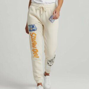 Scooby-Doo Graphic Sweatpants – Beige – Size Medium – NWOT